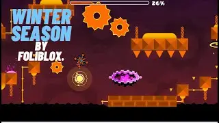 Geometry Dash - Winter Season by FoliBlox, PC Run