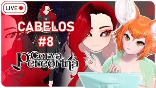 【VTuber 2D】Desenhando Cabelos da Corva Peregrina #8