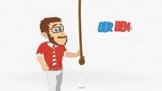 Cartoon Rope Puller Presentation After Effects Template