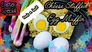 Cheese Stuffed Egg Muffin || Egg Muffin || Easy Egg Muffin || Easter Special || Healthy Breakfast
