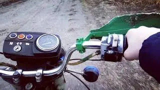 покатушки на мотоцикле минск 125!!!