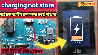 jio f220b charging not store||jio f220b charging problem solution