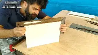 Como regular o esquadro da serra esquadrejadeira