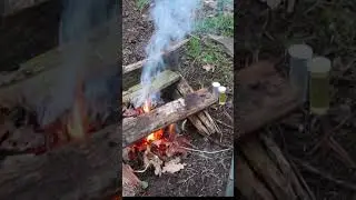 You gotta love steak on a slate #hiking #ultralightbackpacking #camping