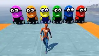 Spider-Man VS Minions Epic Ragdolls & Fails 🕷️💥 | سبايدرمان ضد المينيون: راغدول وفشل مضحك!
