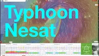 1h before Typhoon Nesta over Taipei City - 2017.07.29