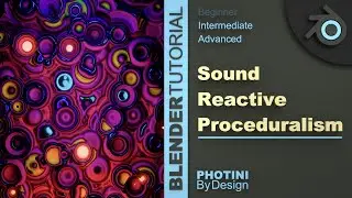 Sound Reactive Procedural Materials - Blender Tutorial