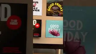 Church sermon graphics in Canva