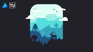 National Park Vector Illustration in Affinity Designer