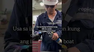 Ing-anion ra pag sunog sa sparkplug👍 #buhaybarko #seamans #maintenance