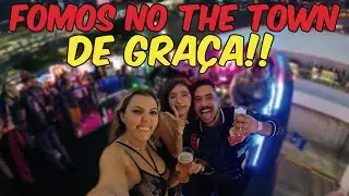 VLOG INDO NO THE TOWN COMENDO E BEBENDO DE GRAÇA!!!
