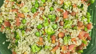 Weight Loss ke liye Super Healthy and Tasty Breakfast #Quinoa Stir fry Salad#highprotein #highfiber