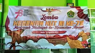Lomba Seni MI Sekecamatan Ngunut, dalam rangka HUT RI Ke 78 dan Tahun Baru Islam 1445 H