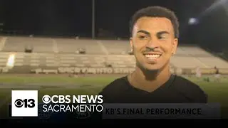 Kaiden Bennett on his final year playing football in Sacramento