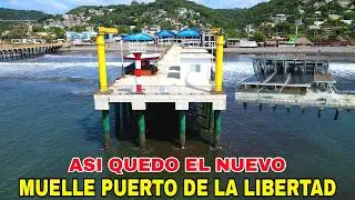 MIRA COMO SE ENCUENTRAN LOS MUELLES DE EL PUERTO DE LA LIBERTAD. #elsalvador