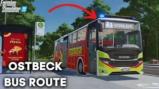 LS22 - Ein Einsatzbus als Schulbus? 🤔 Die Bus Rundreise über die Ostbeck! Mit Download! 😍