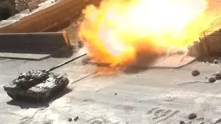 ᴴᴰ Tanks with GoPro's™ , get destroyed in Jobar Syria ♦ subtitles ♦