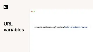 URL Variables | Budibase University