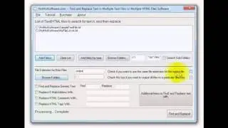 Find and Replace Text in Multiple Files (text, html, etc)