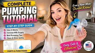 [4K] ❤️Manual Breast Pump Explained in MinutesNew Mom's Guide to Manual Breast Pumping