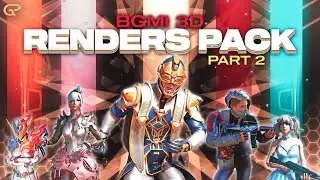 20 + BGMI FREE TO USE 3d Character Render pack for GFX |  PART 2 | GRAPHILIC