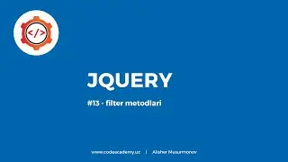 #13 - jQuery filter - metodlari