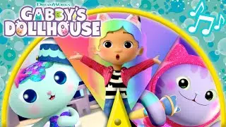 SPIN THE WHEEL OF SONGS! 🎡 Sing Along with Gabby & Friends! 🎶 | GABBY'S DOLLHOUSE | Netflix