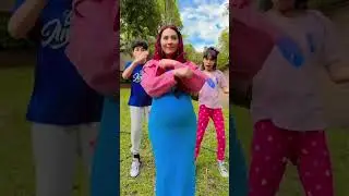 Los niños me cuidan embarazada por 24 horas 🤰🏻👶🏻❤️ CORRAN A VERLO: Karen Bustillos 👈🏻 