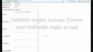 Add Contract to Contract Insight - Contract Management Software