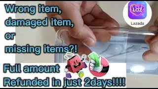 How to refund Lazada item