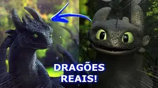 DRAGÕES NA VIDA REAL! - Eles existiram? | Realistic Dragons HTTYD