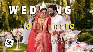 how to Edit cinematic wedding album with your phone - Tutorial in CapCut
