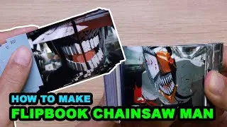 Create digital flipbook animation Chainsaw man