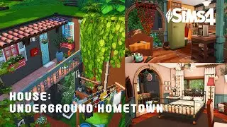 The Sims 4 | Underground Hometown | No CC | Vlog | Download 🏬💈🌈