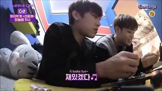[ENG SUB] Daehwi x Woojin 'Real Sibling' Fight - Wanna One Go cuts
