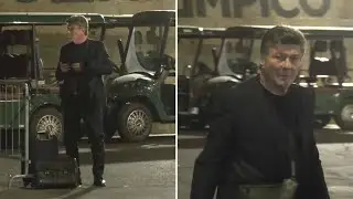 Mazzarri da solo dopo Roma-Napoli 😥 Non rientra con la squadra dopo la partita