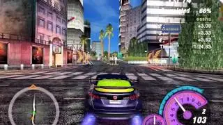 Need for Speed Underground 2. The Other Side - Sprint Gameplay