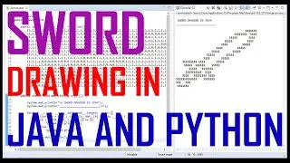 Sword Drawing In Java And Python