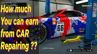 How much You can earn from car repairing - GTA5 Online #gta #gtav #gta5 #gta5online #gtavonline