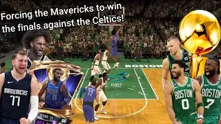 Forcing the Mavericks to win the finals against the Celtics! (Nba 2k Mobile)