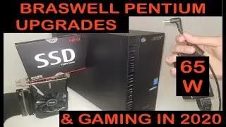 Acer Aspire XC-704 upgrade - installing SSD, RAM and full-size GPU in SFF PC