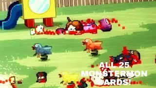 ALL 25 MONSTERMON CARDS! | KINDERGARTEN!