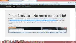 PirateBrowser - No more censorship!