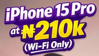 iPhone 15 Pro at ₦165,000 | WiFi Only Version 