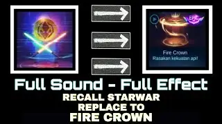 Script Recall Fire Crown Full Sound & Full Effect No Password