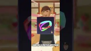 NEW Rec Room Emissive Rainbow Glowstick Wristband!