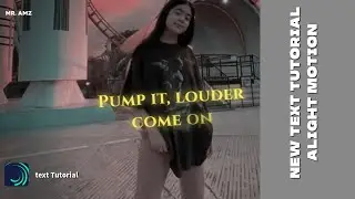 Clean lyrics edit tutorial alight motion | Text transform + Text spacing + Fade in out |