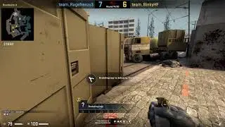 CS:GO - Jesus f*cking christ, this team is so f*cking bad... 1v4 ninja defuse...