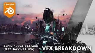 Cyberpunk City - VFX Breakdown Blender 3D