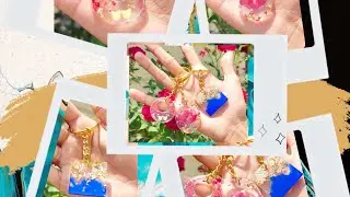 First time tried resin keychain💟💟|| #resin #resinkeychain #keychain #ytvideoes #viralvideo